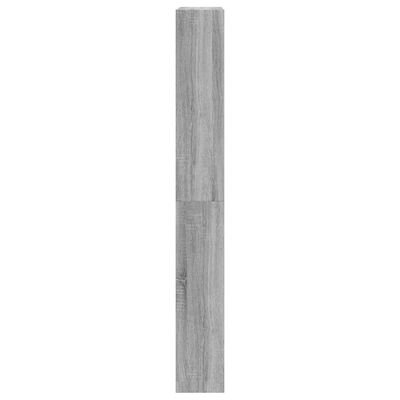 vidaXL Schuhschrank mit 4 Klappen Grau Sonoma 80x21x163,5 cm