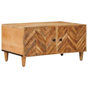 vidaXL Couchtisch Braun 80 x 50 x 40 cm Massivholz Mango