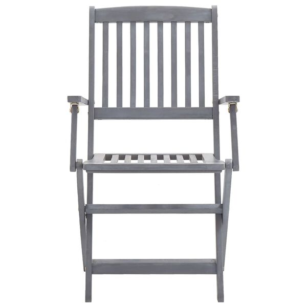 vidaXL Klappbare Gartenst&uuml;hle 8 Stk. Massivholz Akazie