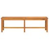 vidaXL Gartenbank 150x35x45 cm Massivholz Akazie