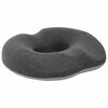 vidaXL Sitzkissen mit Kissen Dunkelgrau 42 x 36,5 x 8 cm Baumwolle