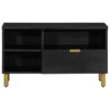 vidaXL TV-Schrank Schwarz 80x33x46 cm Holzwerkstoff