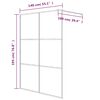 vidaXL Duschwand f&uuml;r Begehbare Dusche Wei&szlig; 140x195 cm ESG-Klarglas