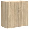 vidaXL Wandmontiert 6 pcs Sonoma-Eiche
