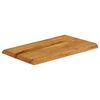 vidaXL Tischplatte mit Baumkante 60x40x2,5 cm Massivholz Mango