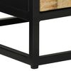 vidaXL Sideboard mit 2 T&uuml;ren 55x35x75 cm Massivholz Mango & Eisen