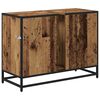 vidaXL Badezimmerschrank mit T&uuml;r Altholz 80 x 33 x 60 cm Holzwerkstoff