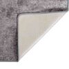 vidaXL Teppich Waschbar Grau 120x180 cm