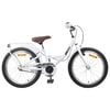 vidaXL Kinderfahrrad 20 Zoll f&uuml;r 6-11 Jahre alt Wei&szlig;