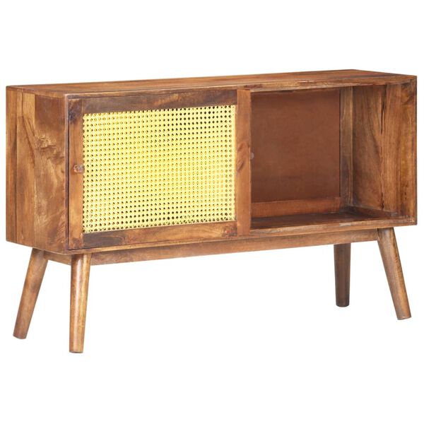 vidaXL Sideboard 112x30x65 cm Mango Massivholz