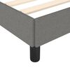 vidaXL Bettgestell ohne Matratze Dunkelgrau 200x200 cm Stoff