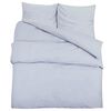 vidaXL Bettw&auml;sche-Set Grau 140x200 cm Leichte Mikrofaser