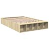 vidaXL Bettgestell Sonoma-Eiche 120x190 cm Holzwerkstoff