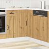 vidaXL K&uuml;chen-Eckunterschrank Kalmar Artisan-Eiche Holzwerkstoff