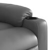 vidaXL Massagesessel Relaxsessel Grau Kunstleder