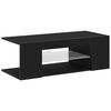 vidaXL TV-Schr&auml;nk Schwarz Eichen-Optik 90 x 39 x 30 cm Holzwerkstoff