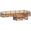 vidaXL Outdoor-Sofagarnitur 8 pcs Natur