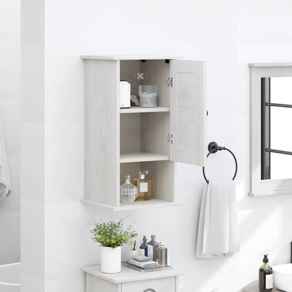 vidaXL Badezimmerschrank VIGO Wei&szlig; und Antikwei&szlig; 37 x 34 x 71,5 cm