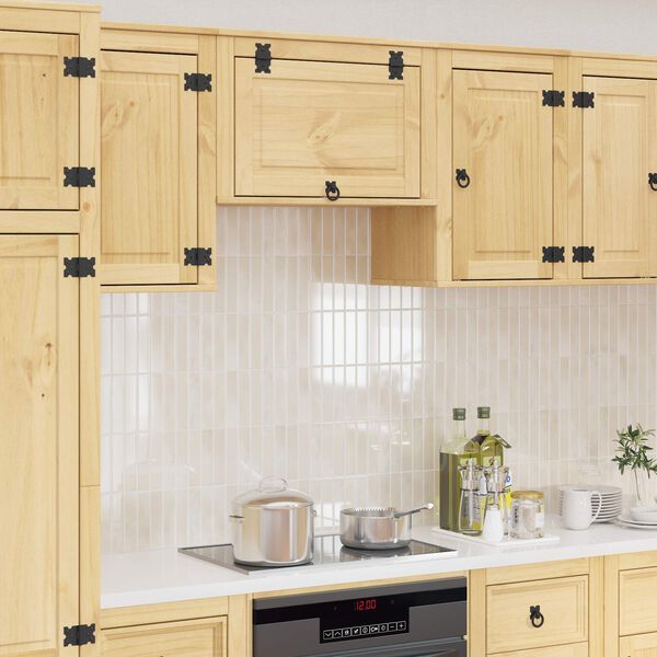 vidaXL Schrank SKI Honigbraun 60 x 32 x 40 cm Massives Kiefernholz