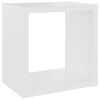 vidaXL W&uuml;rfelregale 4 Stk. Wei&szlig; 22x15x22 cm