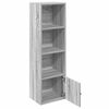 vidaXL B&uuml;cherregal Grau Sonoma 31x24x102 cm Holzwerkstoff