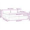 vidaXL Boxspringbett mit Matratzen Dunkelgr&uuml;n 200x210 cm Samt