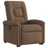 vidaXL Relaxsessel mit Aufstehhilfe Braun Stoff