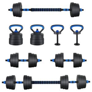 vidaXL 4-in-1 Kurzhantel Langhantel Kettlebell Set 20 kg