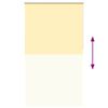 vidaXL Verdunkelungsrollo Gelb 140x230cm Stoffbreite 136,6cm Polyester