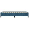 vidaXL Bettgestell ohne Matratze Dunkelblau 80x200 cm Samt