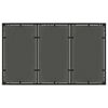 vidaXL Garten Essgruppe 7 pcs Schwarz Poly-Rattan