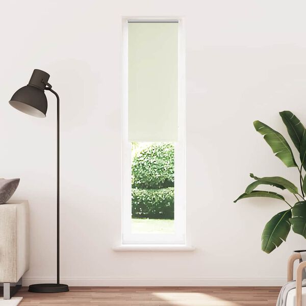 vidaXL Verdunkelungsrollo Cremewei&szlig; 50x210cm Stoffbreite 45,7 cm