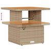 vidaXL Garten-Sofa-Set mit Kissen 11 pcs Beige und Hellgrau