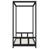 vidaXL Kinderbett Schwarz 90x190 cm Massivholz Kiefer