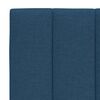 vidaXL Bettgestell ohne Matratze "Hanko" Blau 140x200 cm Stoff