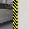 vidaXL Kantenschoner Gelb & Schwarz 6x2x101,5 cm PU