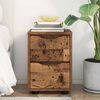 vidaXL Nachttisch Altholz 30,5 x 30 x 43 cm Holzwerkstoff