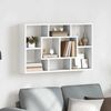 vidaXL Wandregal Wei&szlig; 85x16x52,5 cm Holzwerkstoff