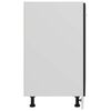 vidaXL Unterschrank Lyon Schwarz 60x46x81,5 cm Holzwerkstoff
