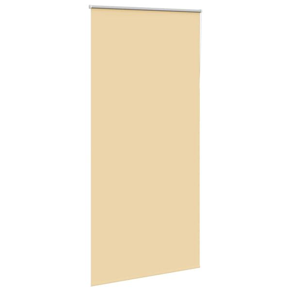vidaXL Verdunkelungsrollo Beige 100x210cm Stoffbreite 95,7cm Polyester