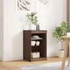 vidaXL Sideboard mit LED-Leuchten Braun Eichen-Optik 41x37x67 cm