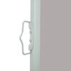 vidaXL Ausziehbare Seitenmarkise 100&times;500 cm Grau