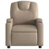 vidaXL Relaxsessel Elektrisch Cappuccino-Braun Kunstleder