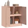 vidaXL Sideboard Rosa 67x39x73 cm Stahl