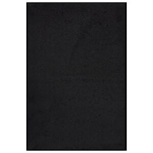 vidaXL Fu&szlig;matte 80x120 cm Schwarz