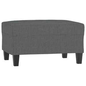 vidaXL Fu&szlig;hocker Dunkelgrau 70x55x41 cm Stoff