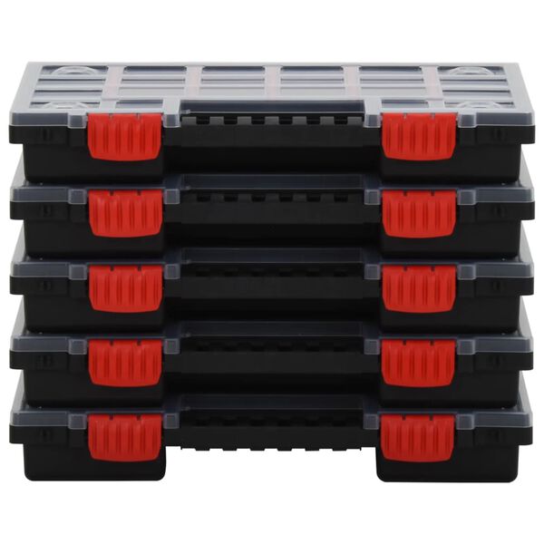 vidaXL Sortimentsk&auml;sten 10 Stk. 34,5x25x5 cm Polypropylen