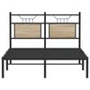 vidaXL Bettgestell ohne Matratze Sonoma-Eiche 120x200 cm Holzwerkstoff