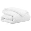 vidaXL 2-in-1 Bettdecke 260 x 220 x 10 cm Winter Polyester Wei&szlig;