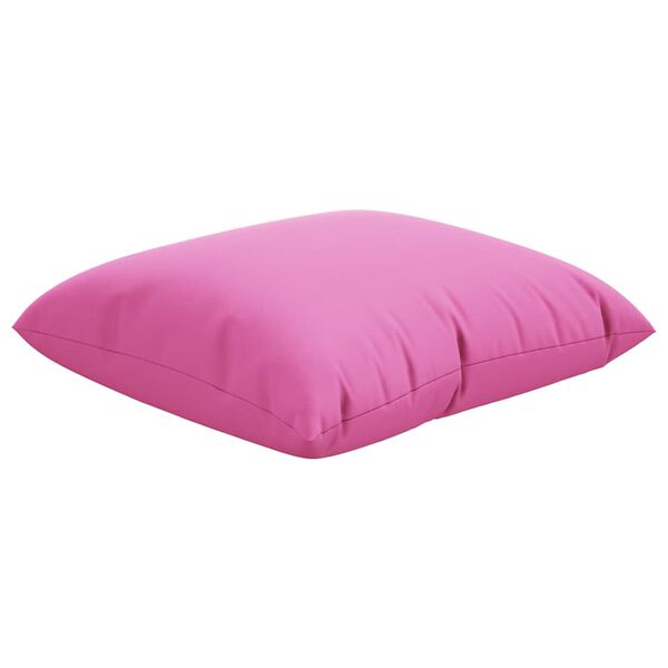vidaXL Streupillows Uni 4 pcs Rosa 40 x 40 cm Polyesterstoff